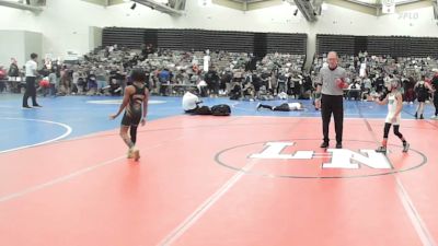 56-B lbs Consolation - Hunter Vaughn, Top Rank Hammers vs Jazale Shell Smith, East Hartford Stingers Youth