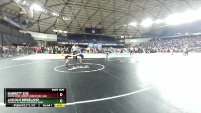 77 lbs Champ. Round 2 - Lincoln Birkeland, Tahoma Jr. Bears Wrestling Club vs Garrett Ede, White River Hornets Wrestling Club