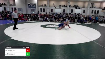 190 lbs Round Of 32 - Mike Gagne, Middletown vs Jarett Marrone, Bristol-Plymouth