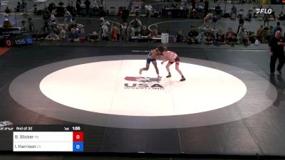 120 lbs Rnd Of 32 - Brady Slicker, Pennsylvania vs Isaiah Harrison, Colorado
