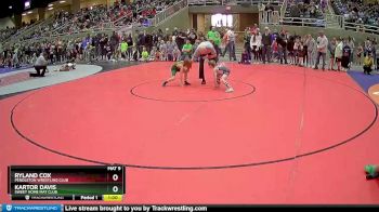 49 lbs Quarterfinal - Ryland Cox, Pendleton Wrestling Club vs Kartor Davis, Sweet Home Mat Club