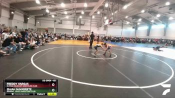 65 lbs Champ. Round 1 - Freddy Vargas, El Paso Wildcats Wrestling Club vs Isaiah Navarrete, Randall Youth Wrestling Club