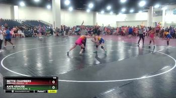 115 lbs Placement (16 Team) - Kate Krause, Team Iowa Beach Bums vs Bettie Chambers, Nebraska Marvels