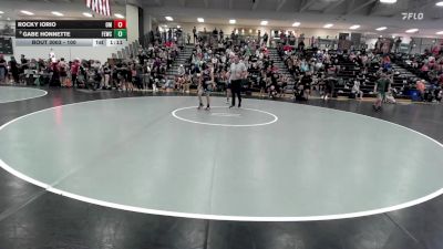 100 lbs Champ. Round 1 - Rocky Iorio, Open Mats vs Gabe Honnette, Flat Earth Wrestling Club