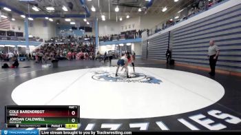 138 lbs Cons. Round 3 - Cole Barendregt, Minico vs Jordan Caldwell, Ridgeline