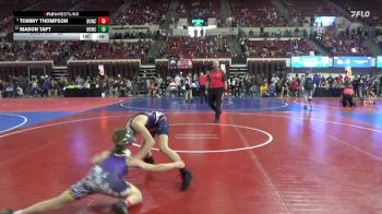 88 lbs 5th Place Match - Mason Taft, Mt. Spokane vs Tommy Thompson, Laurel Matburners