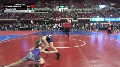 88 lbs 5th Place Match - Mason Taft, Mt. Spokane vs Tommy Thompson, Laurel Matburners