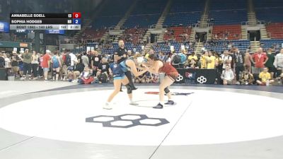 140 lbs Cons. Sub-rd Of 32 - Annabelle Soell, Kansas vs Sophia Hodges, Maryland