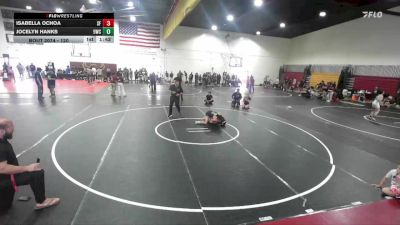 120 lbs Round 1 - Jocelyn Hanks, 951 Wrestling Club vs Isabella Ochoa, Santa Fe