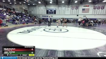 155 lbs Quarterfinal - Islah Alcala, Toppenish vs Abby Foster, Hanford