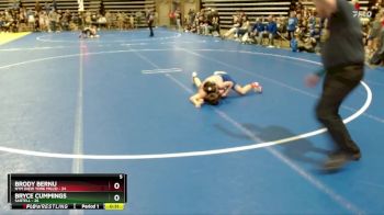93 lbs Semis (4 Team) - Brody Bernu, NYM (New York Mills) vs Bryce Cummings, Sartell