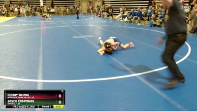 93 lbs Semis (4 Team) - Brody Bernu, NYM (New York Mills) vs Bryce Cummings, Sartell