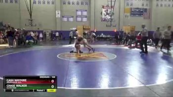 106 lbs Quarterfinal - Chase Walker, Cleveland vs Cash Waymire, Brentwood Aca.