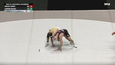 141 lbs Round 1 (16 Team) - Carter Bailey, Lehigh vs Brock Hardy, Nebraska