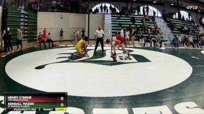 138 lbs Cons. Round 2 - Henry O`birne, The Heights School vs Kendall Mason, St. Frances Academy