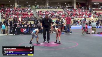 53 lbs Semifinal - Bowen Joiner, MO vs Noah Estes, MO