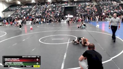 52 lbs Champ. Round 1 - Heath McNutt, Abilene Kids Wrestling vs Jeffrey Ignowski, Bryan Youth Wrestling Club