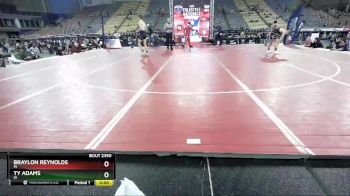 120 lbs Quarterfinal - Braylon Reynolds, IN vs Ty Adams, ID