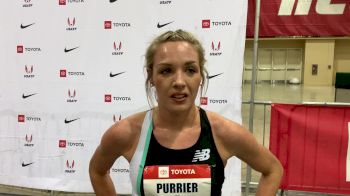 Elle Purrier Bummed With 4th Place 3k Finish