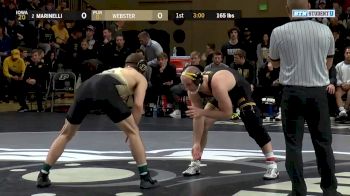 165 lbs: Alex Marinelli, Iowa vs Tanner Webster, Purdue