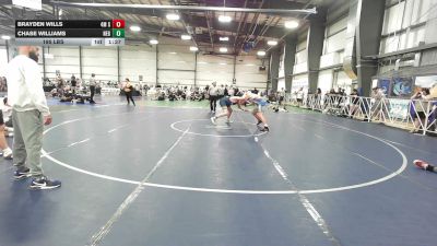 195 lbs Rr Rnd 2 - Brayden Wills, 4M Strength - HSB vs Chase Williams, New England Gold - HSB
