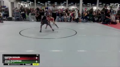 52 lbs Round 4 (10 Team) - Ziyan Muhammad, Rangers WC vs Easton Doolen, ACES