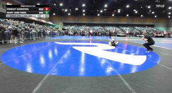 120 lbs Consi Of 8 #2 - Kinsley Sandoval, McQueen vs Mary Jane Oneil, Marina