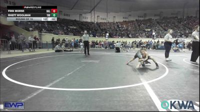 49 lbs Round Of 16 - Finn Morse, Sallisaw Takedown Club vs Rhett Woolman, Tiger Trained Wrestling