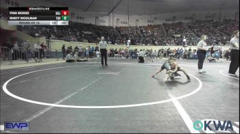49 lbs Round Of 16 - Finn Morse, Sallisaw Takedown Club vs Rhett Woolman, Tiger Trained Wrestling