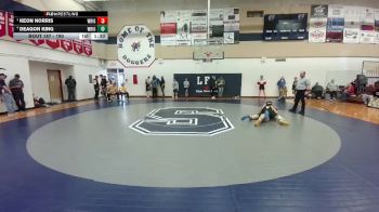 190 lbs Semifinal - Keon Norris, Wright vs Deagon King, Wright