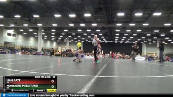 45 lbs 1st Place Match - Liam Gatt, GA vs Montagne Melstrand, WI