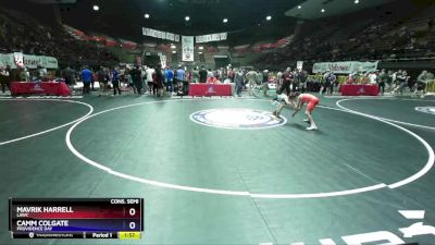 92 lbs Cons. Semi - Mavrik Harrell, LAWC vs Camm Colgate, Providence Day