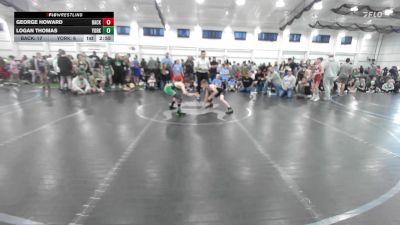 76 lbs Round Robin 1 - George Howard, Backyard Barbarians-EL vs Logan Thomas, Yorktown Wrestling Club-EL