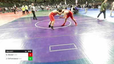 190 lbs Round Of 16 - Samuel Decker, Edge Wrestling vs Jason Cofrancesco, Pope John