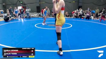140 lbs Cons. Round 2 - Kamila Lisowski, WA vs Kaitlyn Thorn, MT