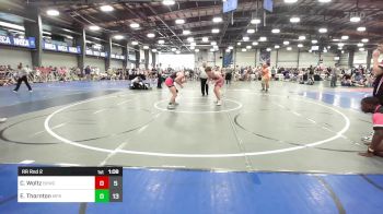 138 lbs Rr Rnd 2 - Cameron Woltz, Buffalo Valley Wrestling Club White vs Eli Thornton, MF Savages