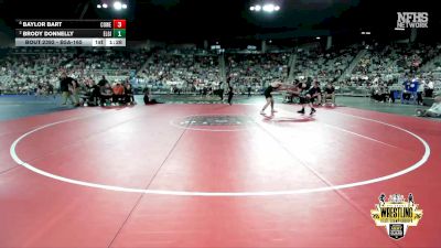 B5A-165 lbs Semifinal - Baylor Bart, Coweta vs Brody Donnelly, Elgin