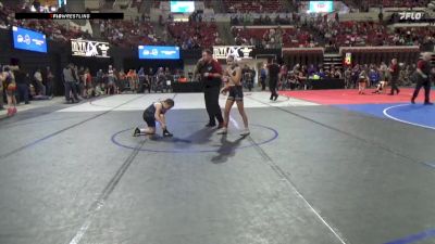 89 lbs Cons. Semi - Isabella Staniforth, Darkhorse Wrestling Club vs Delilah Whipple, Magic City Wrestling Club