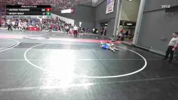115 lbs Quarterfinal - Wyatt Wolf, Crass Trained vs Jayden Tuquero, Holmen Viking Wrestling Club