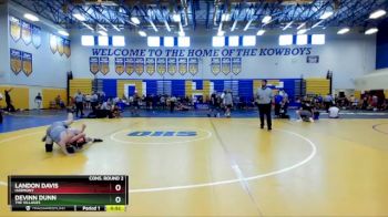 126 lbs Cons. Round 2 - Landon Davis, Harmony vs Devinn Dunn, The Villages