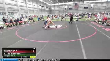 126 lbs Placement Matches (8 Team) - Cason Wyrick, Kansas Blue vs Daniel Gunlogson, Minnesota Red