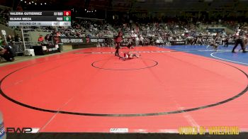 40 lbs Round Of 16 - Valeria Gutierrez, Jflo Trained vs Eliana Meza, Pounders WC