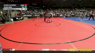 40 lbs Round Of 16 - Valeria Gutierrez, Jflo Trained vs Eliana Meza, Pounders WC