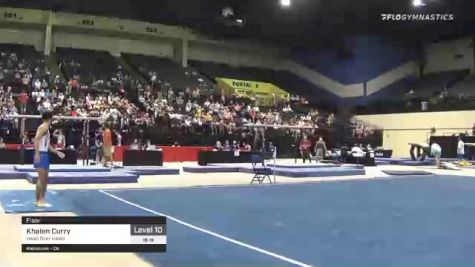 Khalen Curry - Floor, Head Over Heels - 2021 USA Gymnastics Development Program National Championships