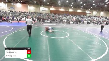 157 lbs Semifinal - Eugene Atkinson, Silver State Wr Ac vs Kolby Benge, Spanish Springs WC