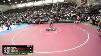 109 lbs Champ. Round 1 - Ashton Leishman, Ridgeline vs Landon Pectol, Tooele High School