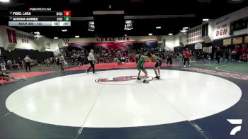 113 lbs Cons. Round 3 - Fidel Lara, Moreno Valley vs Joshua Gomez, Brea Olinda