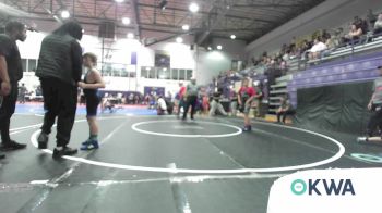 100 lbs Rr Rnd 4 - Tidus Daniel, Hilldale Youth Wrestling Club vs Sam Satterfield, Tulsa Blue T Panthers