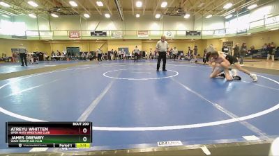 90 lbs Quarterfinal - James Drewry, Wave Wrestling Club vs Atreyu Whitten, Open Mats Wrestling Club