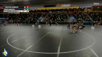 120 lbs Champ. Round 2 - Piper Zamastil, Prairie, Cedar Rapids vs Devlynn Albrecht, Milton
